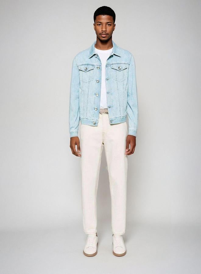 كوتي جاكيت جينز بجيوب مزدوجة من ستايلي - Image 2