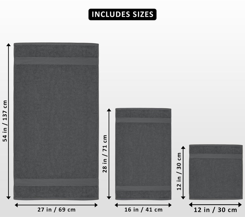 Utopia Towels Premium Bath Towel Set (Pack Of 16, 27 X 54) 100% Ring