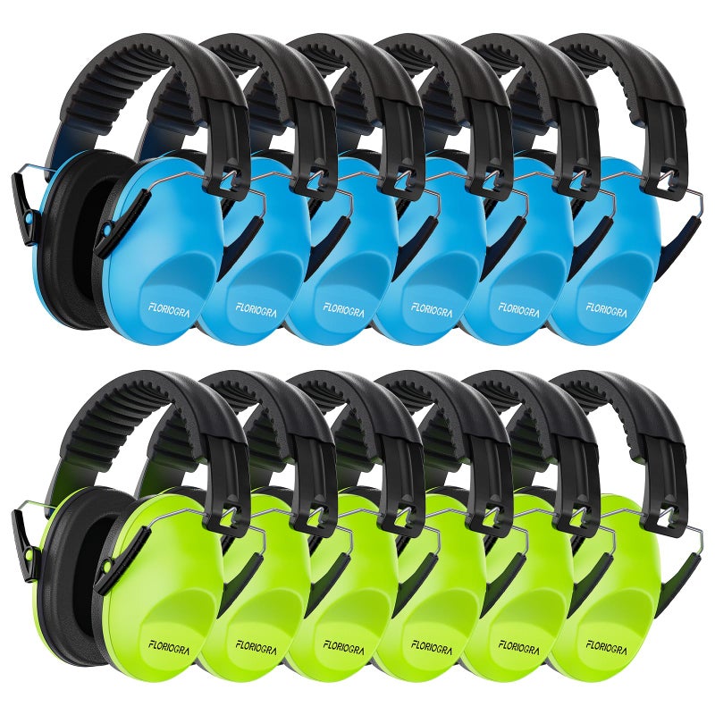 Floriogra 12 Pack Noise Canceling Headphones for Kids Kids Ear Protection Earmuffs for Autism Toddler Children Noise Cancelling Headphones Sound Proof Earmuffs for Concerts Air Shows Fireworks - Image 2