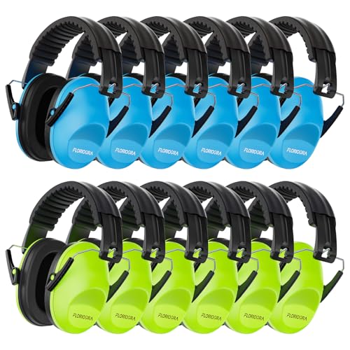 Floriogra 12 Pack Noise Canceling Headphones for Kids Kids Ear Protection Earmuffs for Autism Toddler Children Noise Cancelling Headphones Sound Proof Earmuffs for Concerts Air Shows Fireworks - Image 1