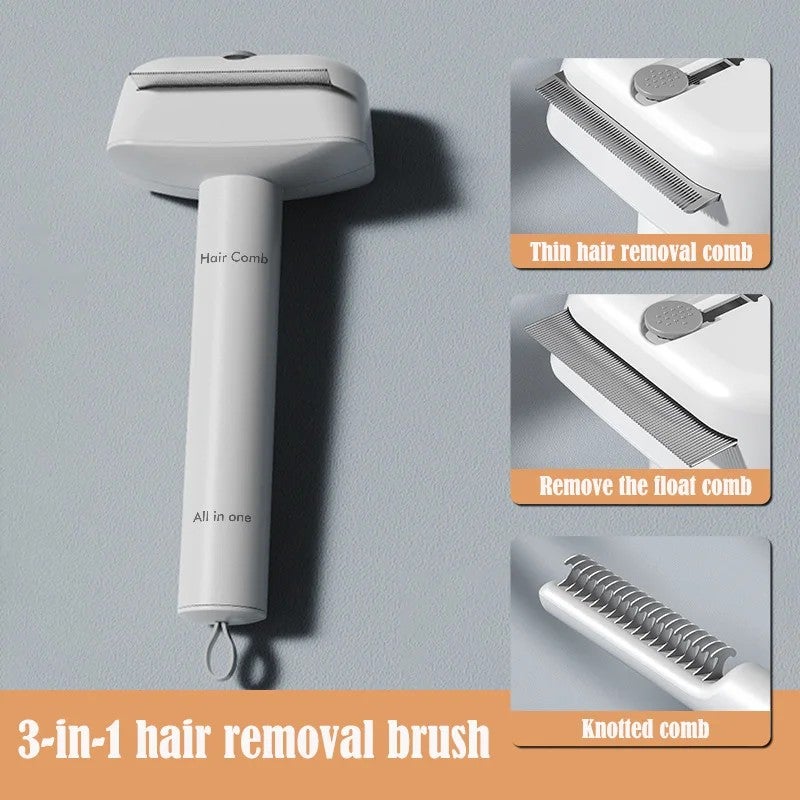 Y&D Pet Dog Hair Brush Cat Comb - Stainless Steel Slicker Brush for Long & Short Hair Dogs Cats - Grooming & Cleaning Brushes - Image 3
