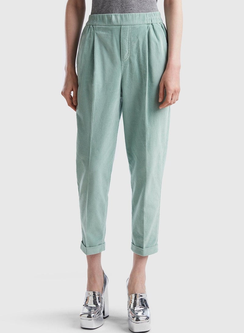 يونايتد كولورز أوف بينتيون تشينو مخمل بخصر مطاطي - Image 1