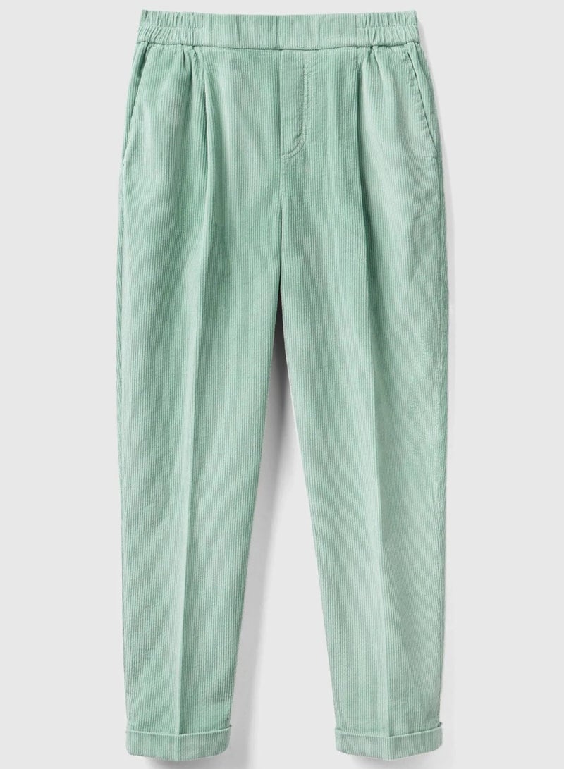 يونايتد كولورز أوف بينتيون تشينو مخمل بخصر مطاطي - Image 2