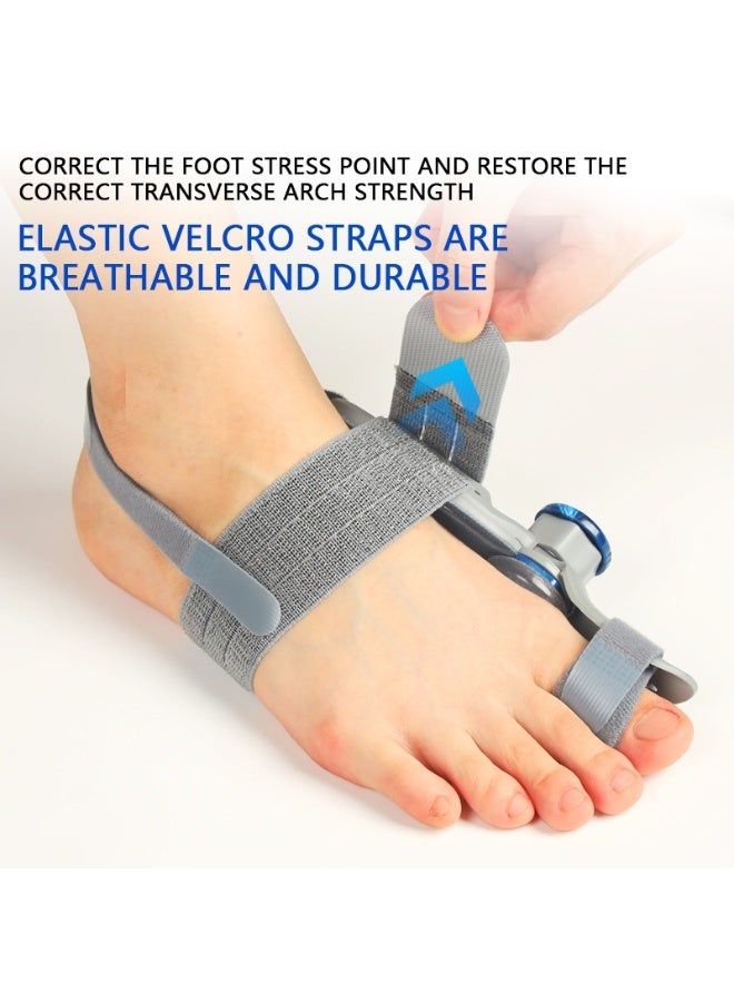 Techlove Adjustable Bunion Brace with Knob - Effective toe separator and orthosis, comfortable padding to relieve pain, unisex design suitable for everyday use (1 piece) - Image 1
