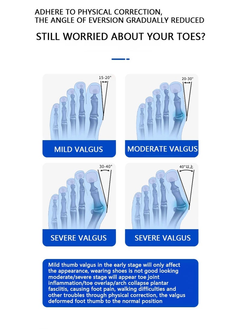 Techlove Adjustable Bunion Brace with Knob - Effective toe separator and orthosis, comfortable padding to relieve pain, unisex design suitable for everyday use (1 piece) - Image 5