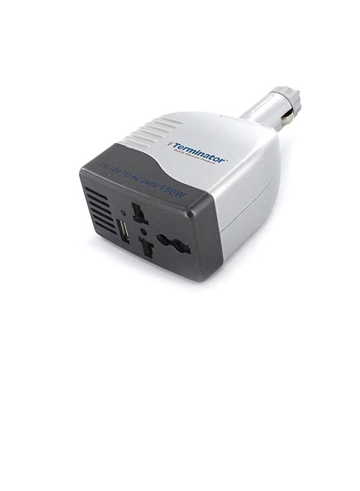 Terminator Car DC to AC Converter - 12V DC to 240V AC 150W - Made in Taiwan  - Image 2