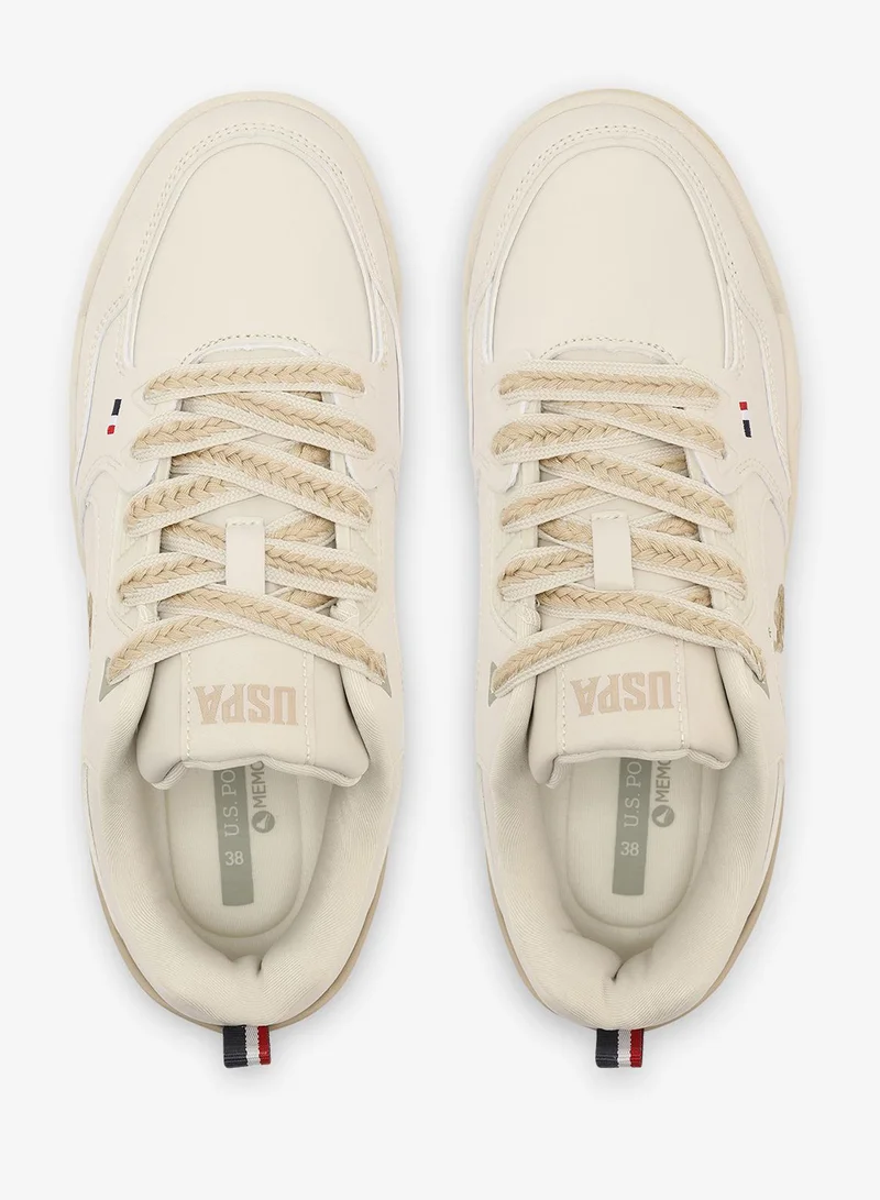 U.S. Polo Assn. 6M ZELDA GLB 6FX WOMEN OD_BEIGE Zelda Women's Casual Shoes - Beige for Women | Best Price UAE