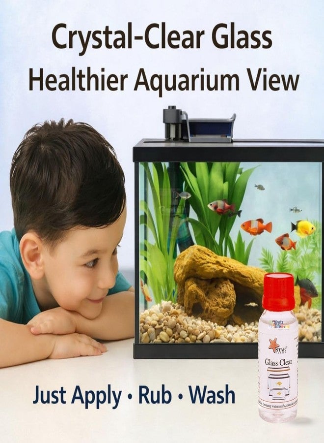 VAYINATO Aquarium Fish Tank Glass Cleaner Pack of 3 * 60ml | Hard Water White Lime Scale Remover | Crystal Clear Glass | Aquarium Use Only | Easy Apply-Rub-Wash Formula - Image 3