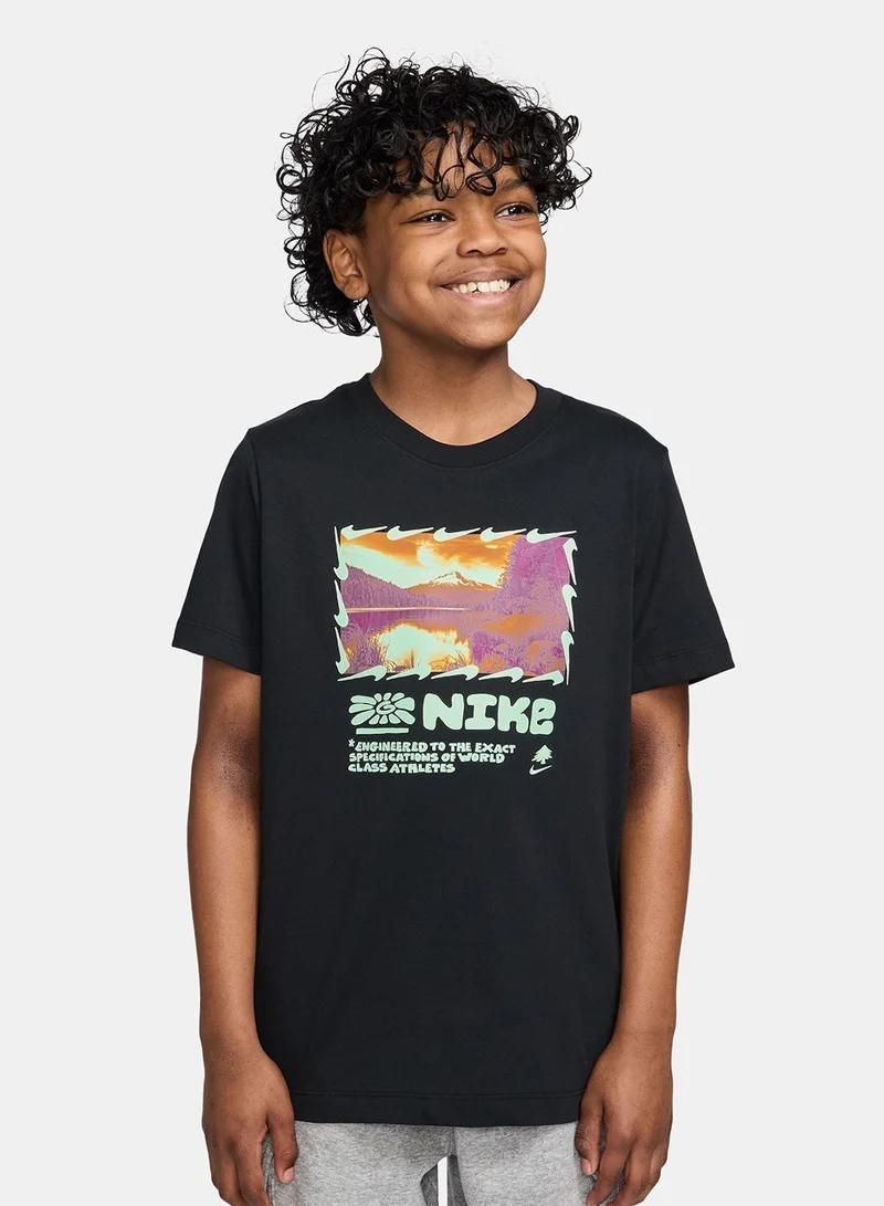 Nike Kids Nsw Mountain Photo T-Shirt