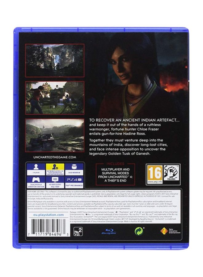 نوتي دوج لعبة "Uncharted: The Lost Legacy" (إصدار عالمي) - تقمص الأدوار - playstation_4_ps4 - Image 2