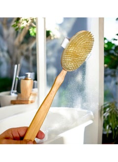 2-in-1 massage brush bamboo