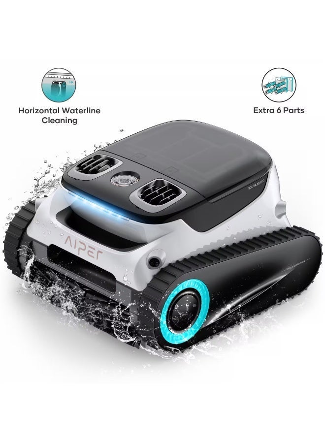 Aiper - Scuba N1 Pro Cordless Robotic Pool Cleaner for In-Ground Pools up to 2150sq.ft, Pool Vacuum with Infrared Sensors - White - Image 2