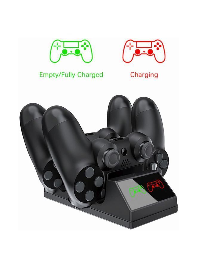 NIBEMINENT Dual Wired Charging Dock Station For PlayStation 4 Controllers  - Image 3