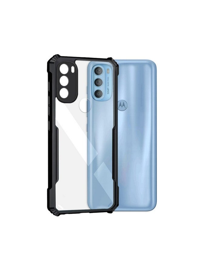 بلاس غطاء حماية خلفي 360 درجة مع إطار أسود لهاتف موتورولا موتو جي 71 5 جي - أسود - Image 2