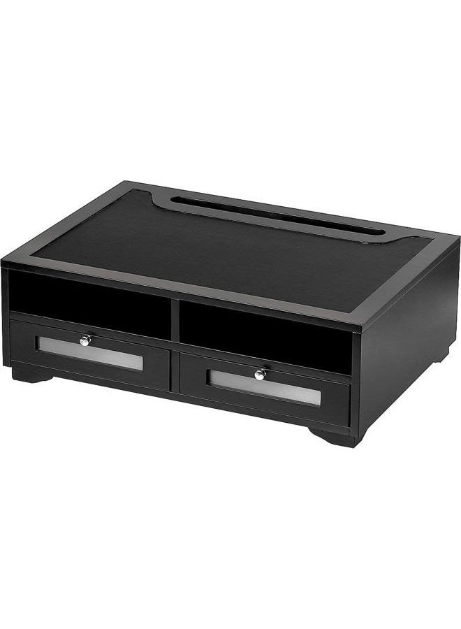 Victor Midnight Black Collection 1130-5 Wood Printer Stand, Black - Image 2