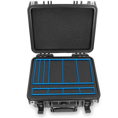 CASEMATIX Graded Card Storage Box For 40 BGS CSG PSA Graded Sports Trading Cards, IPX7 Waterproof Graded Card Case Holder With Top Loaders Card Storage or One Touch - Image 4