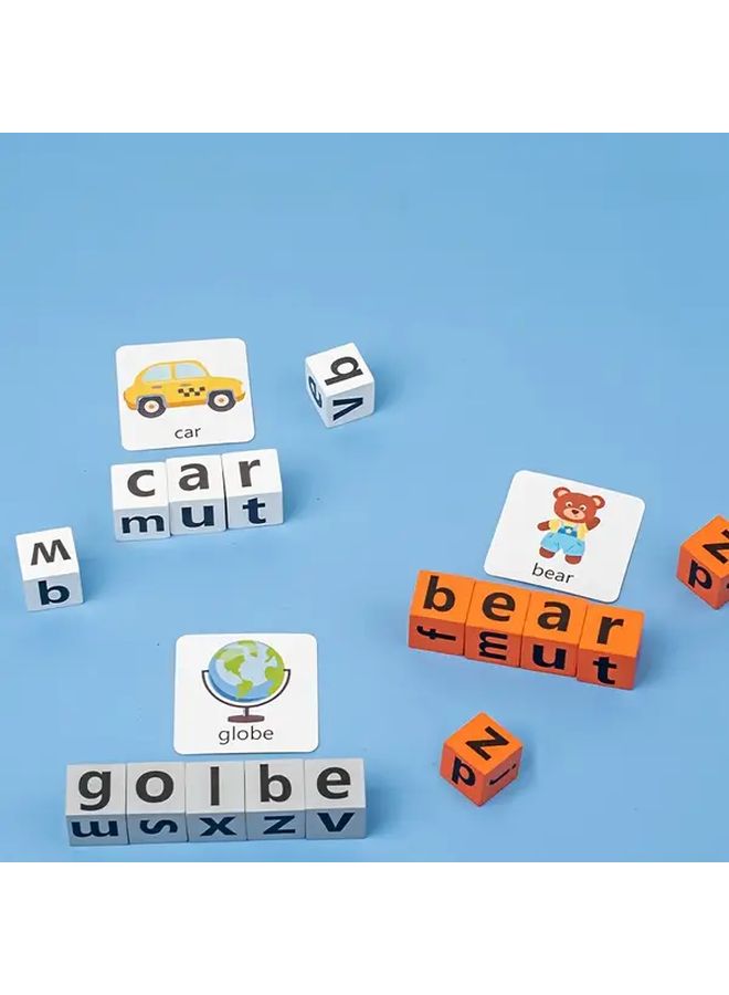 Word Spelling Bell Blocks Building Letters Toy - Image 5