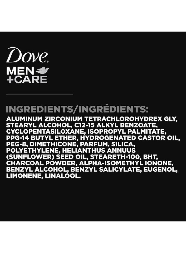 Dove Men Care Charcoal Antiperspirant 74g - Image 2