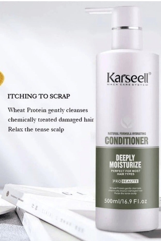 Karseell Deeply Moisturize Natural Formula Hair Conditioner â€“ 500ml | Nourishing & Hydrating Care for Soft, Smooth Hair - Image 3
