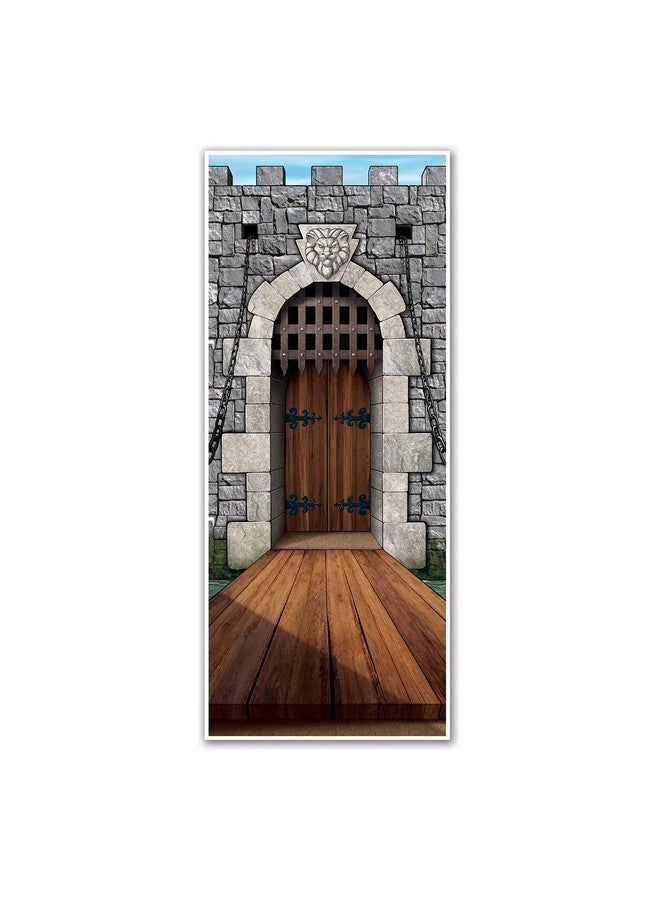 Beistle Castle Gate Door Cover 1 Pc.  - Image 2