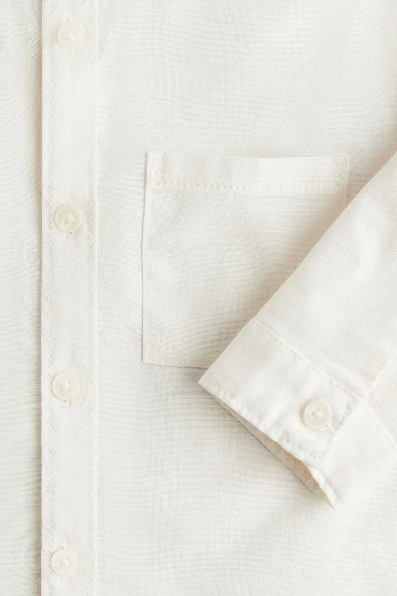 H&M Cotton grandad shirt