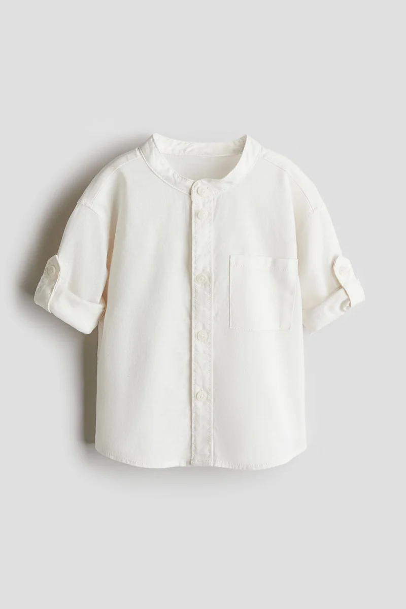H&M Cotton grandad shirt