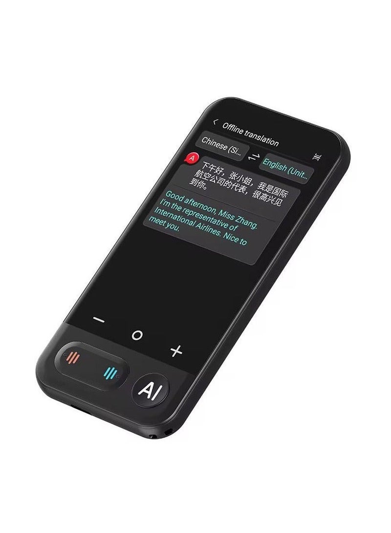 BlueFire Z16 AI Translator Device with 4.7-Inch HD Touch Screen – Two-Way Real-Time Voice Translation, Support 139+ Languages, AI Smart Assistant with Offline & Online Translation, Photo & Recording Translation, Portable Language Translator for Travel, Business & Study, High Accuracy AI Chat Role Play Robot, Instant Conversation Tool for Global Communication - Image 2