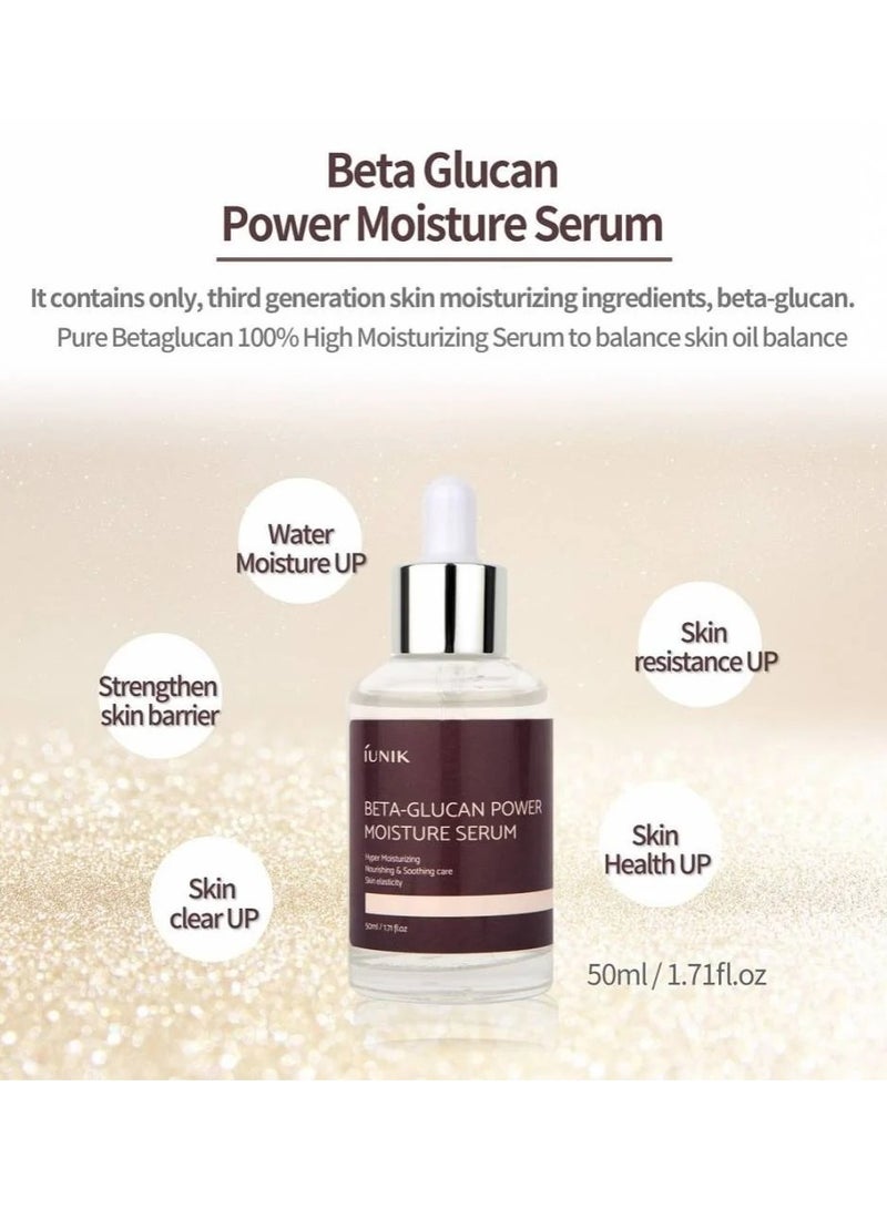iUNIK Beta Glucan Power Moisture Serum 50ml - Image 2
