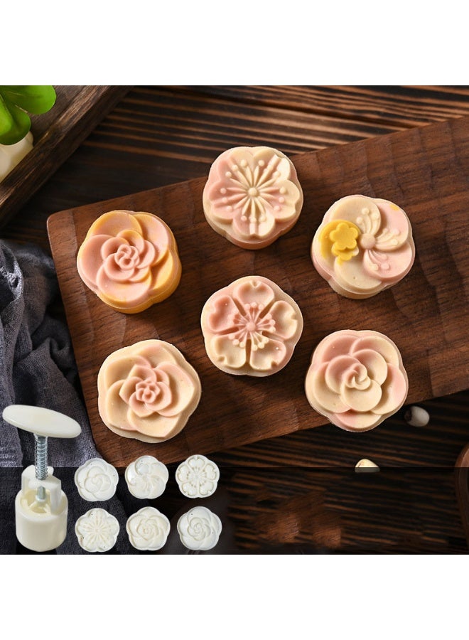 Cake Mold Set Hand Pressure Mould Set Thickness Adjustable DIY Hand Press Cookie Cutter Dessert Pastry Decoration Tool cake Maker - Image 1