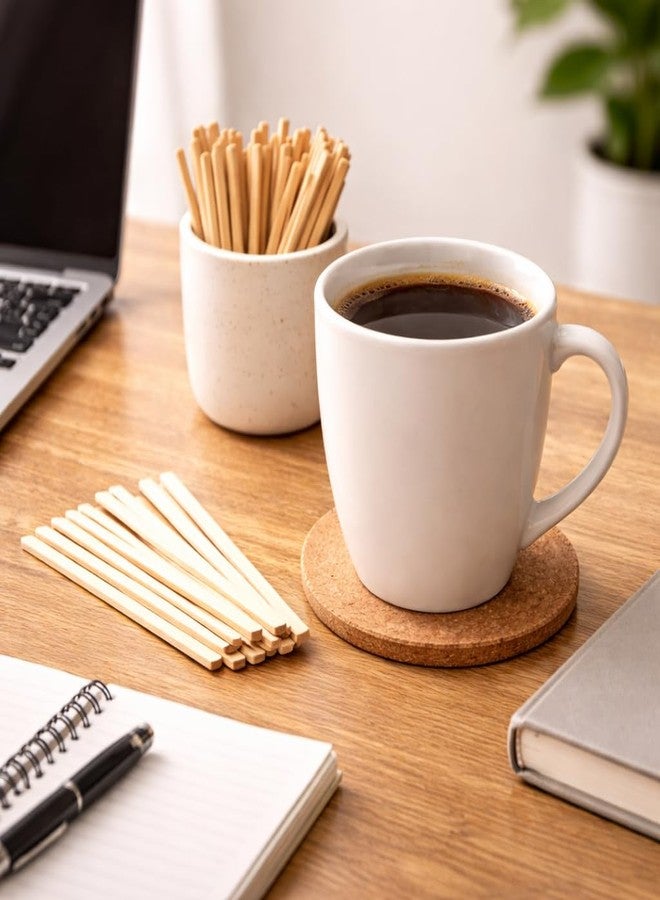 Crazy Sutra Naturra by Crazy Sutra Eco-Friendly Biodegradable Disposable Wooden Stirrer Sticks 4.25 inches Pack of 500pc for Birthdays, Parties, Travel Great for Parties, Picnics and Events - Image 2