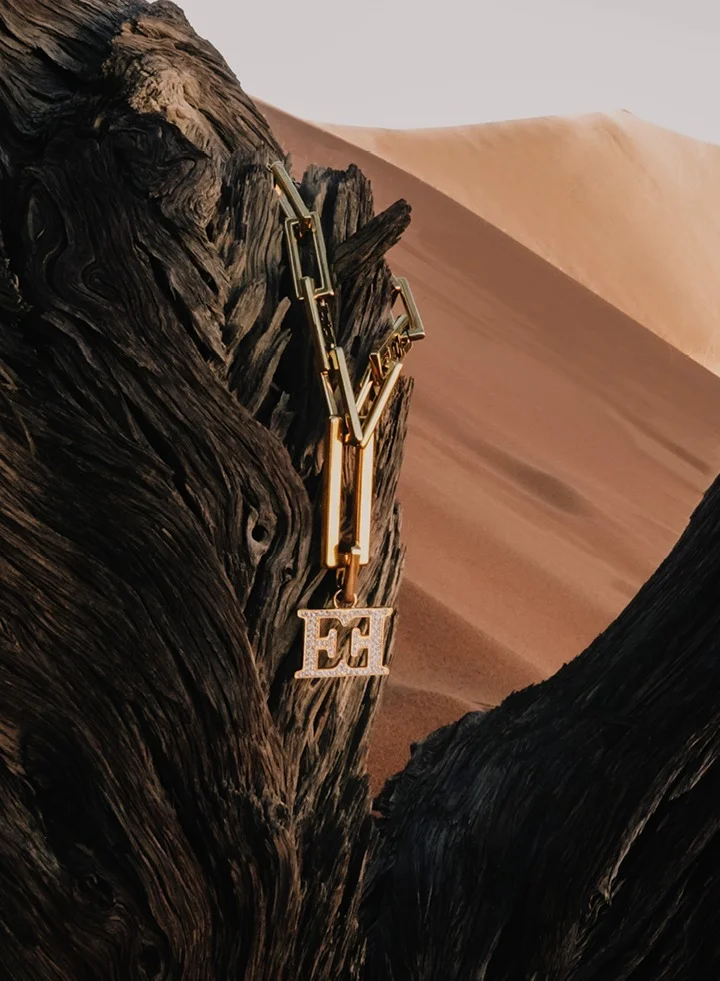 ESCADA Ava Gold Plated Necklace For Women 550 mm