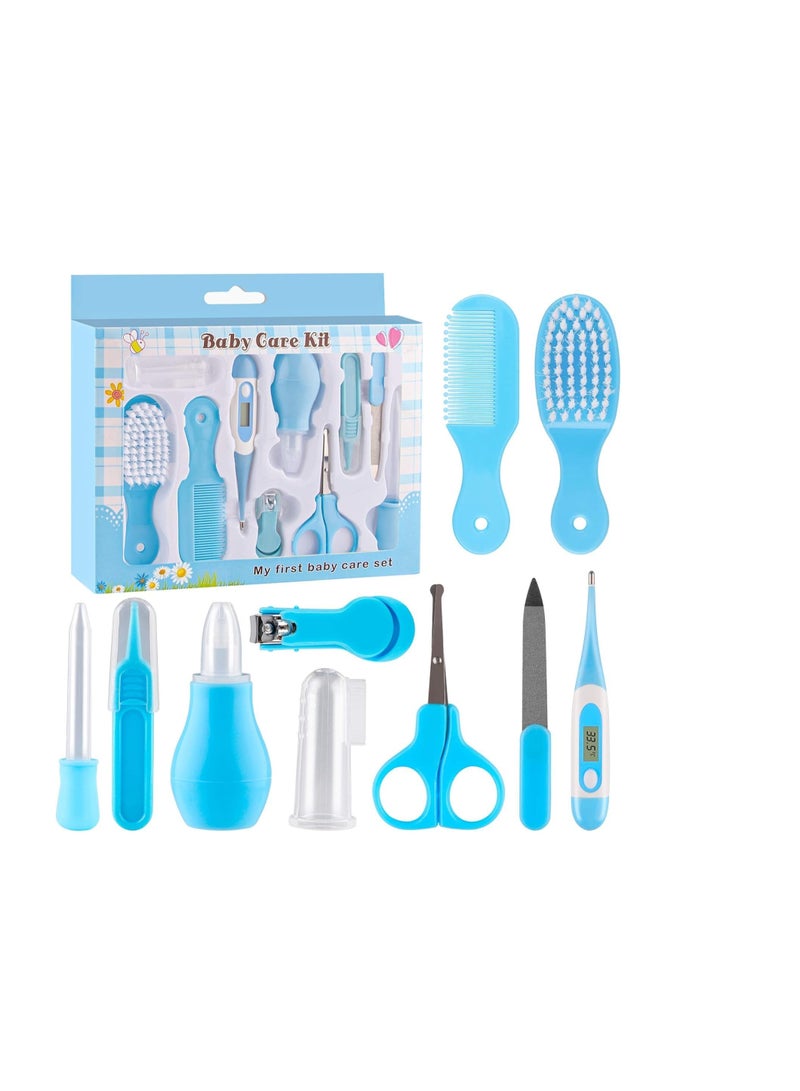 Baby Care Kit - Everything Your Baby Needs for Care and Comfort OM (Blue) - Image 1