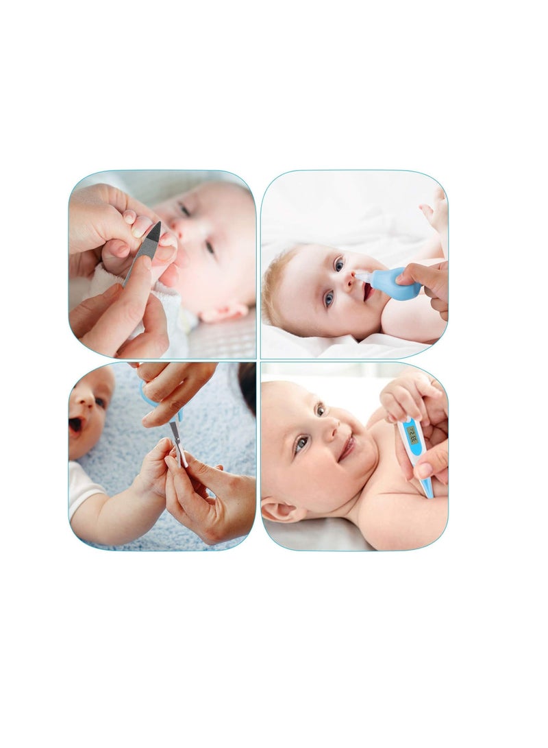 Baby Care Kit - Everything Your Baby Needs for Care and Comfort OM (Blue) - Image 4