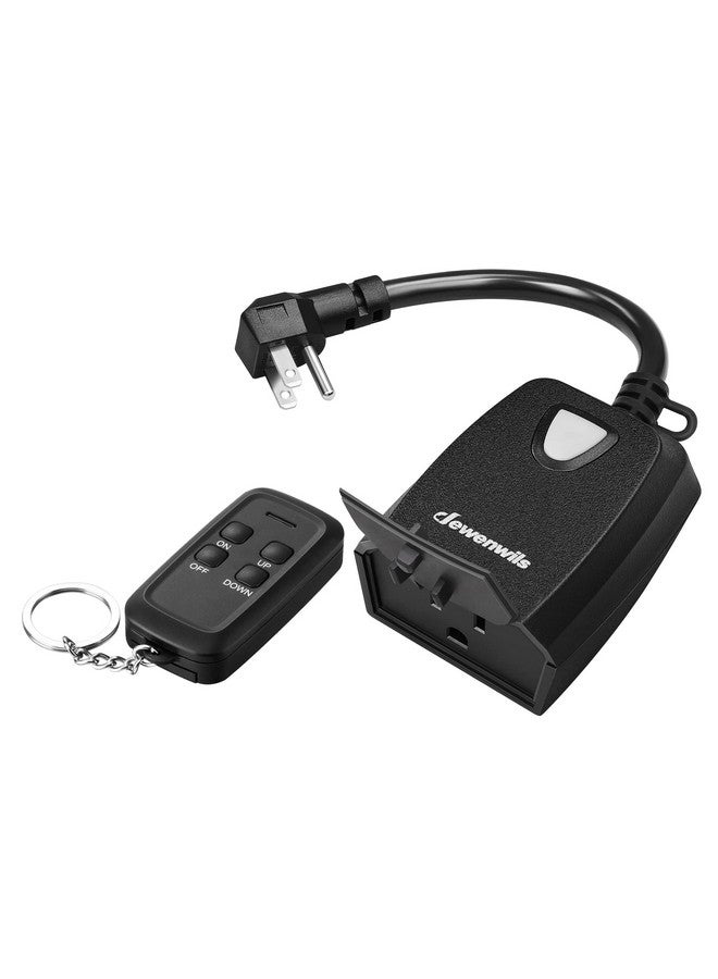 DEWENWILS Outdoor Dimmer for String Lights, Remote Dimmer Switch, Weatherproof Dimmer Plug, 100FT Range, Compatible with Dimmable LED/Tungsten Bulbs, FCC Certified - Image 1