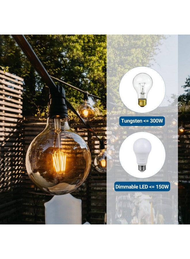 DEWENWILS Outdoor Dimmer for String Lights, Remote Dimmer Switch, Weatherproof Dimmer Plug, 100FT Range, Compatible with Dimmable LED/Tungsten Bulbs, FCC Certified - Image 5