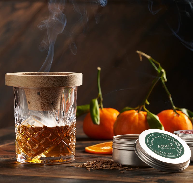 Lefonte Cocktail Smoker Kit, Whiskey Glasses Smoker Set, Cocktail Smoker Kit with Wood Chips, Old Fashioned Cocktails, Whiskey or Bourbon - Image 2
