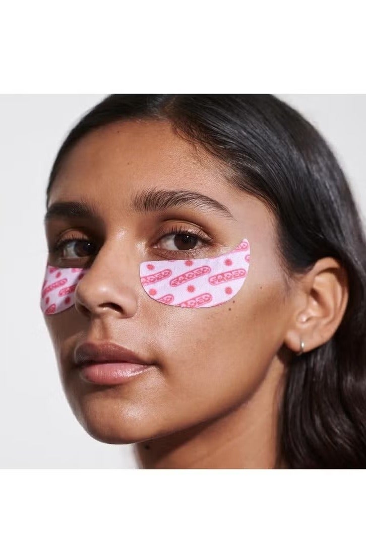 Topicals Faded Brightening Under Eye Masks | Patches to Depuff, Hydrate, Brighten and Cool | Reduce Dark Circles and Fine Lines | Contains Kojic Acid, Caffeine and Niacinamide (Set of 6) - Packaging may vary - Image 2
