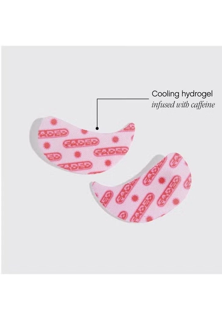 Topicals Faded Brightening Under Eye Masks | Patches to Depuff, Hydrate, Brighten and Cool | Reduce Dark Circles and Fine Lines | Contains Kojic Acid, Caffeine and Niacinamide (Set of 6) - Packaging may vary - Image 4