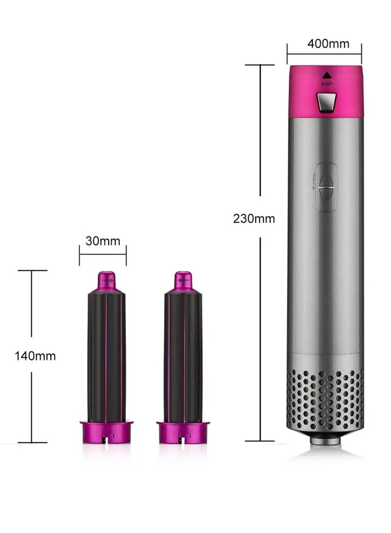 Sunshine Trade World [Premium] 5-in-1 Hair Dryer Brush and Hot Comb Set – 1000W Hot Air Hair Curler, Straightener, and Styling Tool for Women – Frizz-Free, Volumizing Blow Dryer Brush for All Hair Types (Straight, Wavy, Curly) - Image 2