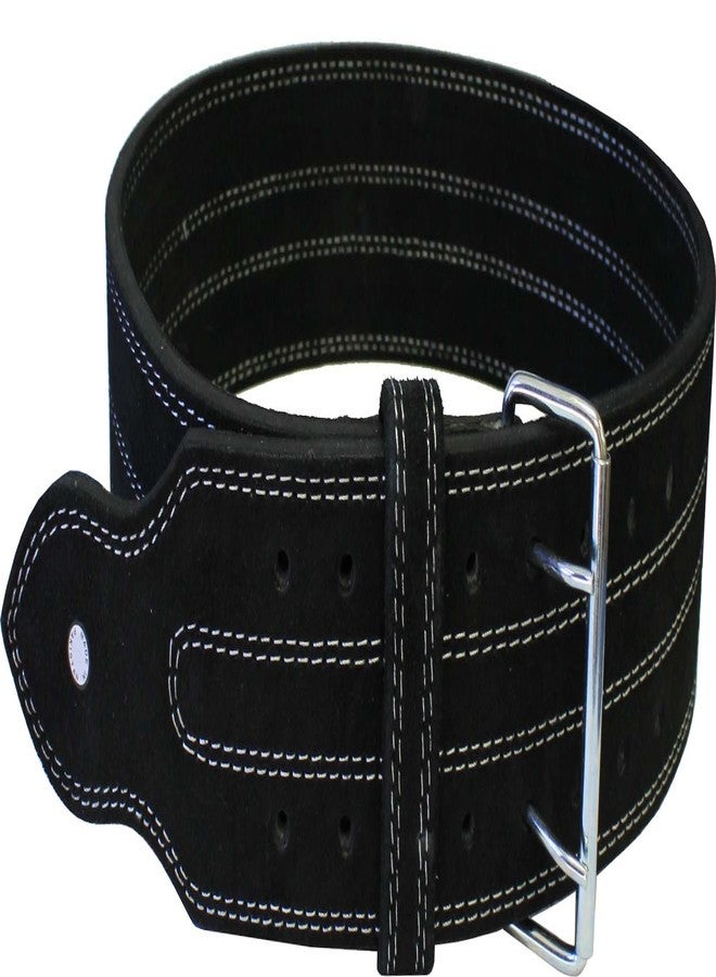 Ader Sporting Goods Leather Power Weight Lifting Belt- 4" Black (Large 35-40") - Image 1