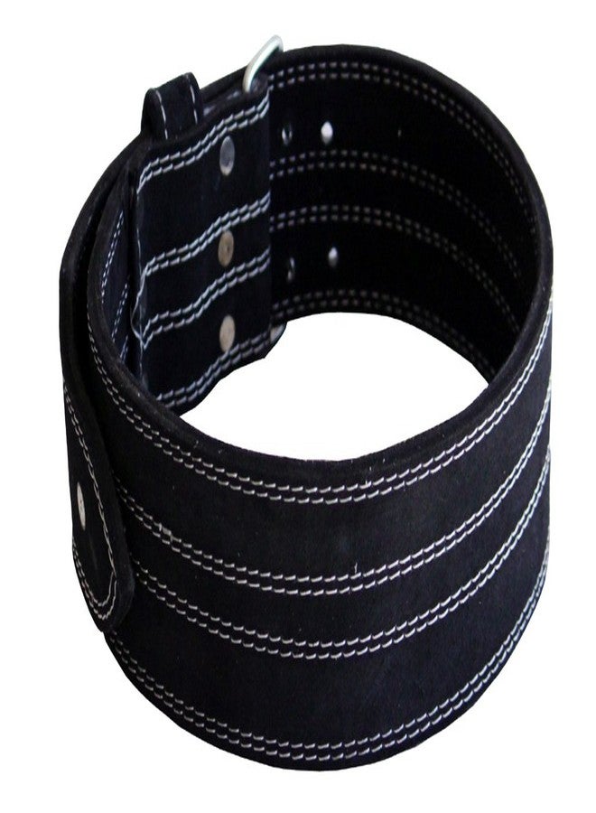 Ader Sporting Goods Leather Power Weight Lifting Belt- 4" Black (Large 35-40") - Image 2