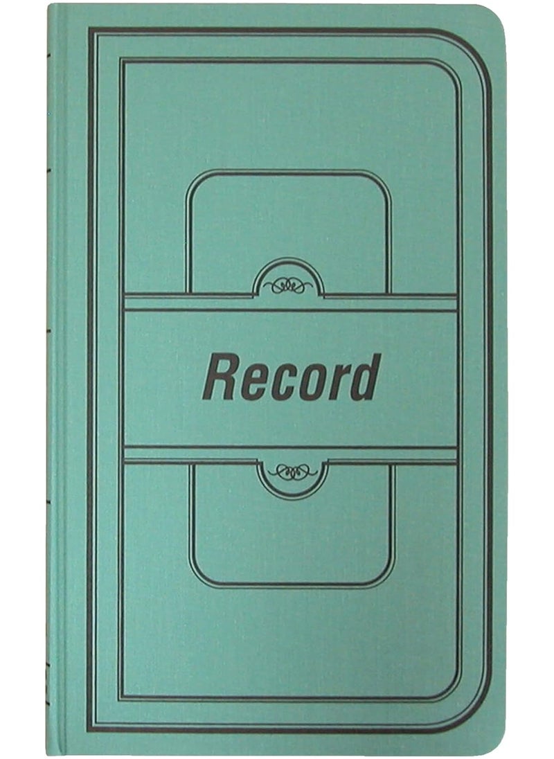 Boorum & Pease® Canvas Account Book, Record, 16 Lb., 12 1/8" x 7 5/8", 500 Pages, Blue