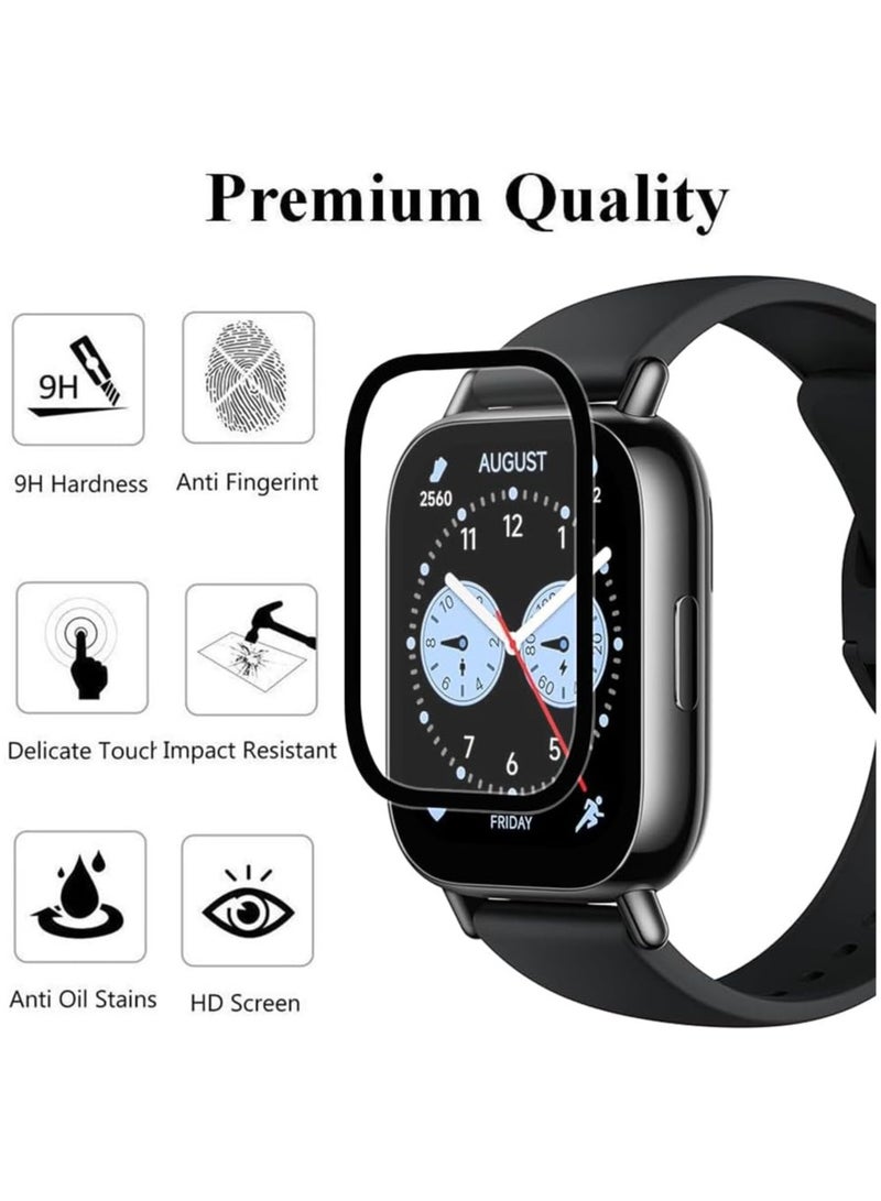 HablTech 3 Pcs Screen Protectors for Redmi Watch 5 Lite Ultra-HD Full Coverage Screen Protector Film  - Image 3