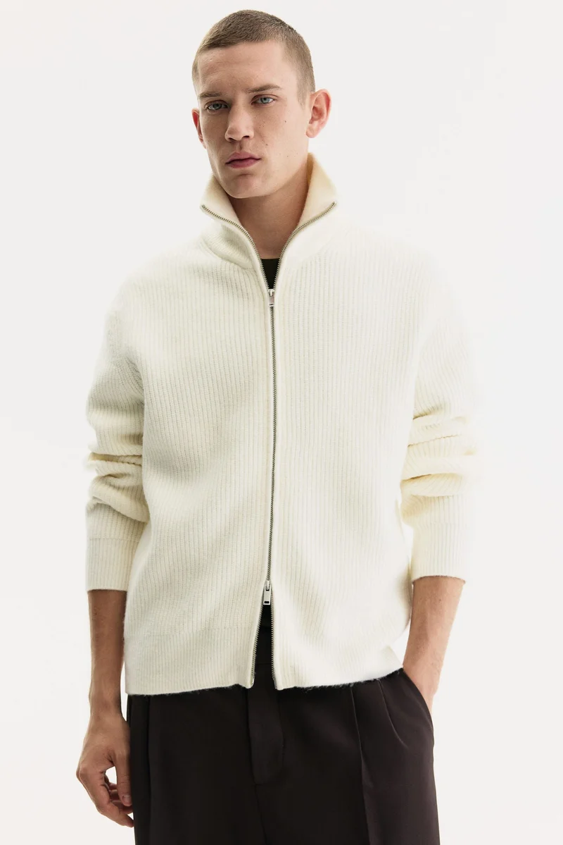 H&M Regular Fit Zip Cardigan