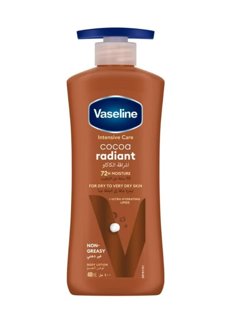 Vaseline Cocoa Radiant Dry Skin Body Lotion 400ml