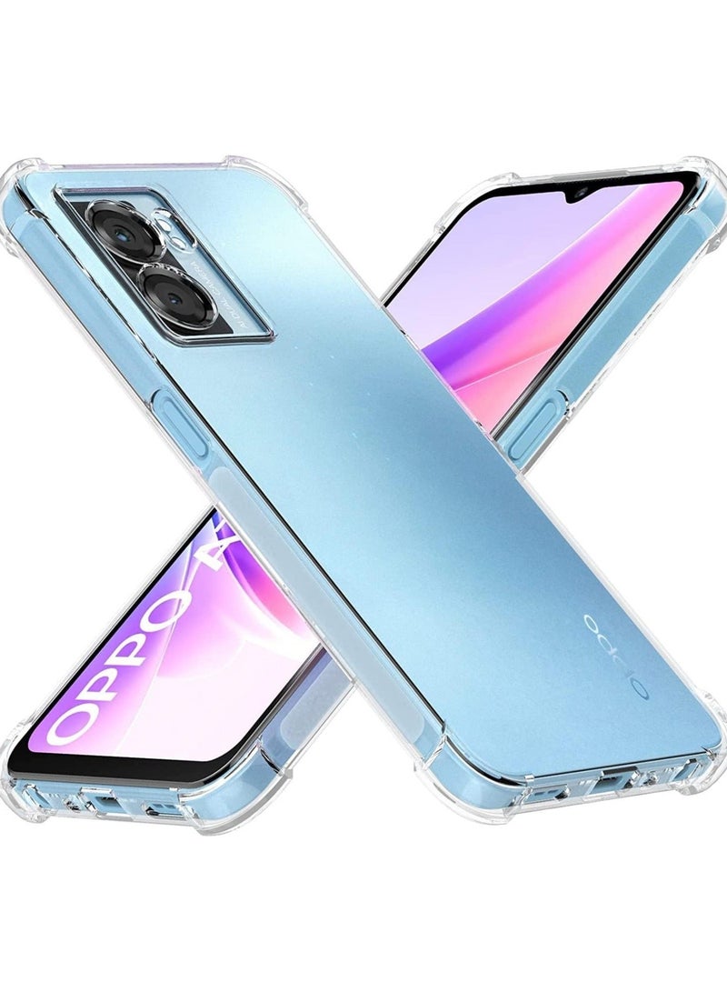 MUNTAQI Case for OPPO A57 5G / OPPO A77 5G Clear Case Cover Soft Flexible Transparent Silicone TPU Back Cover Full Camera Protection with Shockproof Bumper Corner - Image 1