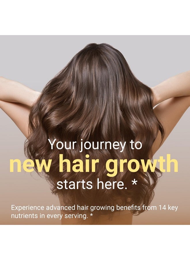 Micro Ingredients Hair Growth Vitamins Complex, 120 Capsules | 14-in-1 Formula with 5,000mcg Biotin, Collagen, Keratin, Vitamin C, Saw Palmetto & More | Vitaminas Para El Cabello | Promotes Natural Growth & Thickness  - Image 4