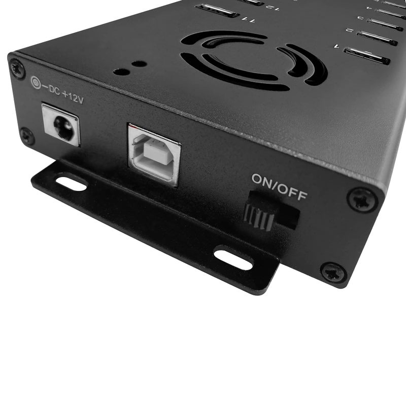 UHPPOTE Industrial Grade 20 Port USB2.0 Hub Data Sync - Image 3