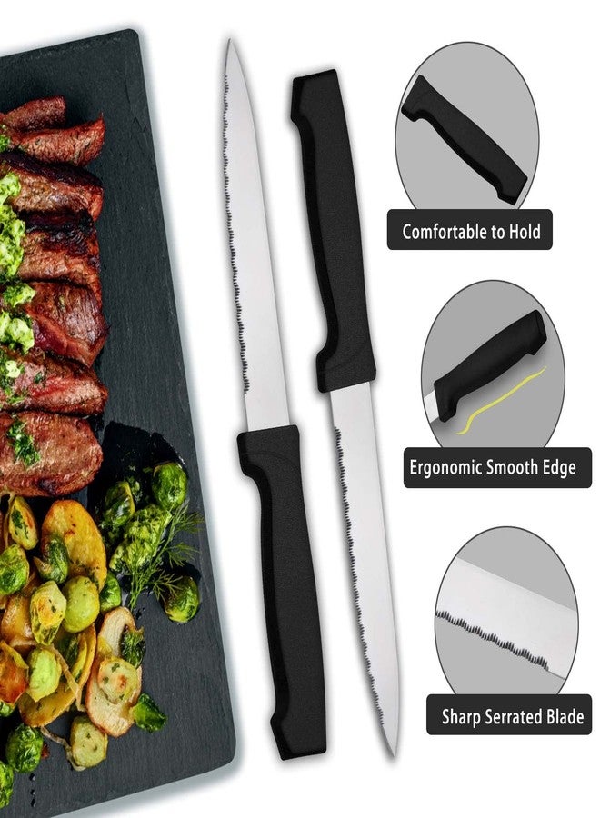 Pleafind 24-Pieces Silverware Set for 4, Flatware Set with Steak Knives, Stainless Steel Cutlery Set, Include Forks Spoons and Knives Set, Dishwasher Safe Utensil Sets for Home Restaurant - Image 5