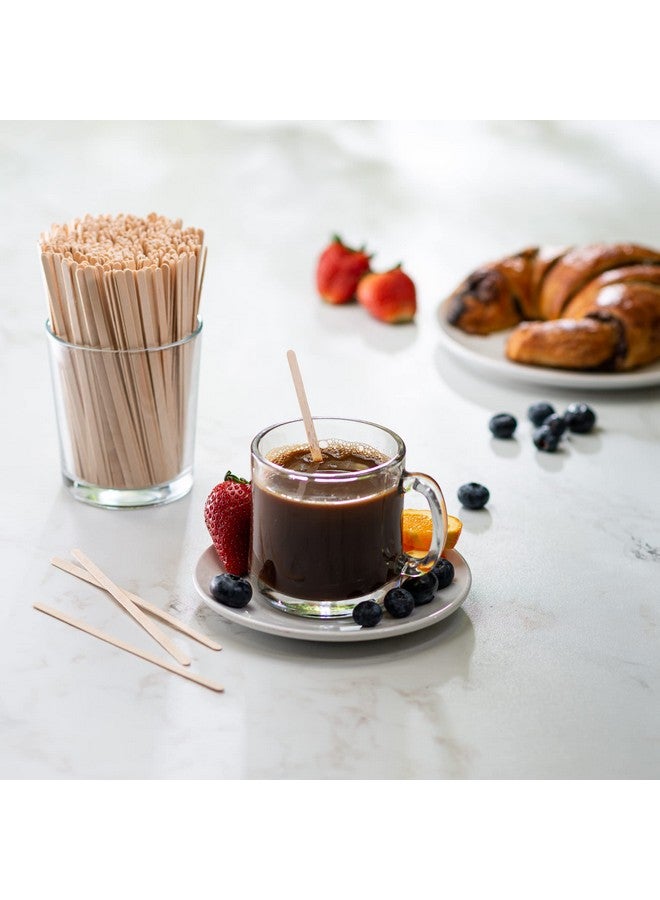 Gusto Comfy Package [500 Count] 5.5 Inch Wooden Coffee Stirrers - Wood Stir Sticks, Biodegradable, Eco-Friendly Wood Stirrers for Coffee & Cocktails - Image 3